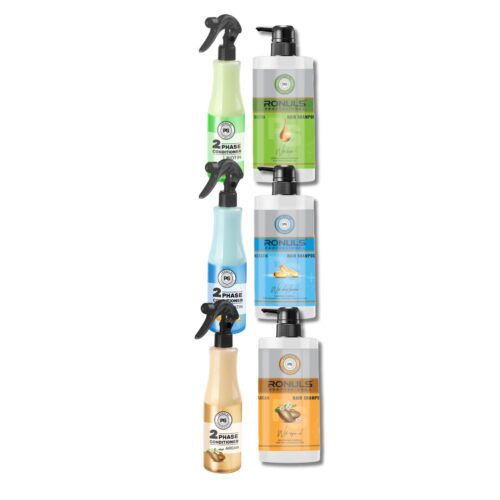 Ronuls Professional Shampoo & 2 Phase Conditioner Pflege-Set